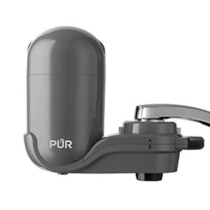 lot 9456 image: PUR PLUS Faucet Mount Water Filtration System, Gray �� Vertical Faucet Mount for Crisp, Refreshing Water, FM2500V (B07MLSVLZH)