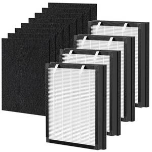 lot 9476 image: P358 Replacement Filters Compatible with HEAPETS P358 Pet Air Purifier, 4 Hepa Filters and 8 Activated Carbon Pre-filters for Pet Household, Compare Part #PJ358-2LX6JDM