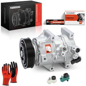 lot 9489 image: A-Premium Air Conditioner AC Compressor with Clutch Compatible with Hyundai Sonata 2.0L 2.4L 2015-2017