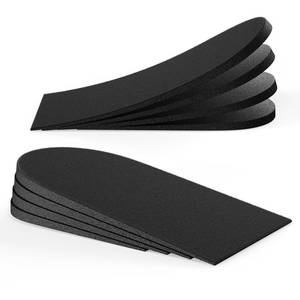lot 10354 image: Adjustable Heel Lift Inserts for Shoes - Bukihome Orthopedic Shoe Lift for Uneven Legs 4 Layers Height Increase Insole for Heel Pain,Heel Spur,Achilles Tendonitis,Black Small (Womens 4-8.5)