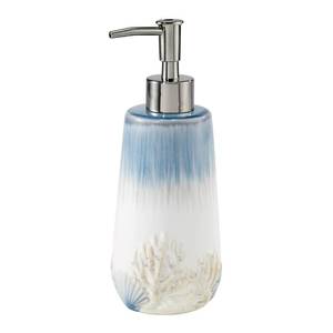 lot 10416 image: Avanti Linens - Soap DispenserLotion Pump, Guest Bathroom Essentials, Beach Inspired Home Decor (Abstract Coastal Collection)