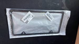 lot 10418 image: License Plate Frame with Mounting Hardware