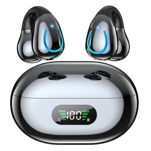 lot 12201 image: AI Language Translator Earbuds, Clip-On Open Ear Real-Time Translation Device, 174 Languages Simultaneous Interpretation, No Subscription, Audifonos Traductores for Travel & Business,Bronze Patina