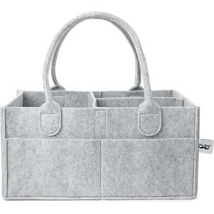 lot 12224 image: Mr. Pen- Baby Diaper Caddy Organizer  Diaper Organizer  Gray
