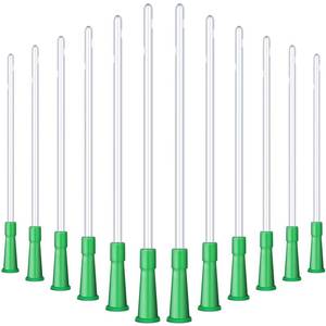 lot 12255 image: Nuanchu PVC Replacement Tubings Supplies Tubes Kit Clear Replacements Hose with Flexible Rounded End for Smooth Insert(16 FR,30 Pieces)