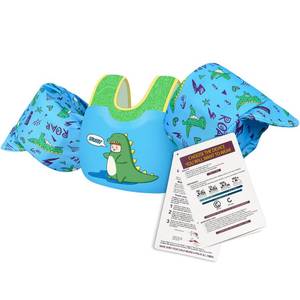 lot 12274 image: BLUEMARS Toddler Swim Vest for Kids Ages 2-7, Swim Floaties with Arm Wings, USCG Approved Kids Pool Swim Vest for Boys Girls, 33-55 lbs,Dinosaur