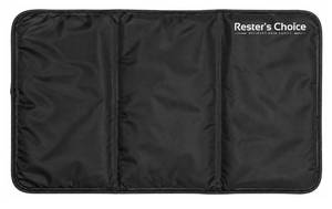 lot 14168 image: Resters Choice Extra-Large Gel Ice Pack (13 x 21.5) - Reusable, Flexible, Durable - Ideal for Back, Shoulder, Knee (Black, 1 Pack, X-Large)
