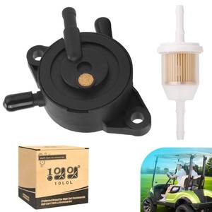 lot 20419 image: 10L0L Fuel Pump Impulse Kit for Yamaha Golf Cart G16 G17 G18 G19 G20 G22 G29 4-Cycle 1996-Up, Replace OEM JN6-F4410-10-00 JN6-F4560-00-00 JN6-F4410-11-00 with Fuel Filter