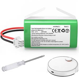 lot 20461 image: Battery Replacement for Shark ION RV700, RV720, RV750, RV755 Robot Vacuum
