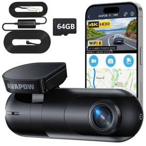 lot 20467 image: AVAPOW 4K Dash Cam Front for Cars