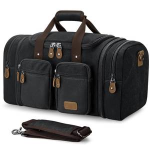 lot 20490 image: Gonex Duffle Bag for Travel, Expandable 50L Overnight Weekender Gym Bag