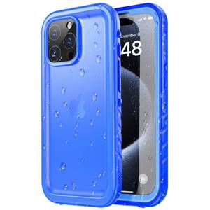 lot 20491 image: SPORTLINK for iPhone 15 Pro Case - IP68 Waterproof Military Protective Full Body Heavy Duty Shockproof 360 Sealed Dustproof with Camera Screen Protector Phone Cover for i Phone 15 Pro 6.1 Blue