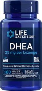 lot 10308 image: DHEA  25 mg  100 Capsules  Life Extension