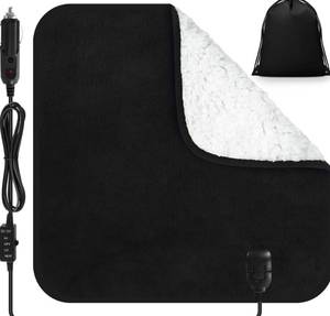 lot 1860 image: 16 x 16 Inches Car Electric Blanket 12 Volt Heated Car Blanket