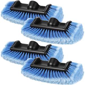 lot 1941 image: Vesici Car Wash Brush Head with Soft Detailing Bristle Flow Thru Car Cleaning Brush Exterior Car Wash Equipment for Auto Truck RV Boat Camper Washing, 10 Inch(Blue,4 Pcs)