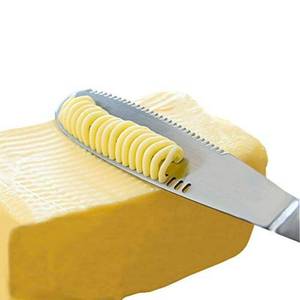lot 2312 image: Stainless Steel Butter Spreader, Butter Knife - 3 in 1 Kitchen Gadgets (1)