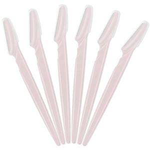 lot 2318 image: JHZMCRX 6 Pcs Eyebrow Razor Face Razors Multipurpose Facial Razors for Women Men Eyebrow Trimmers Shaver with Protective Cover Dermaplaning Facial Hair Removal Tools Light Pink