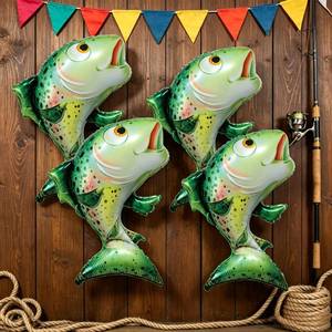 lot 2339 image: Fish Balloons Fishing Balloons Ofishally One Birthday Decorations Fishing Birthday Party Decoration Gone Fisherman Theme Birthday Decor Fish Themed Party Let��s Go Fishing Party Fishman Baby Shower