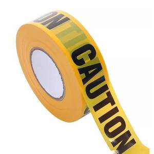 lot 2354 image: UMOKO Caution Warning Tape, 3 Inch x 328 Feet, Yellow Waterproof Safety Barrier for Construction, Hazard Areas, Crime Scene, Halloween Decorations