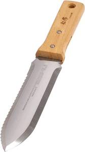 lot 2359 image: NISAKU NJP650 The Original Hori Hori Namibagata Stainless Steel Weeding Knife, 7.25-Inch Blade
