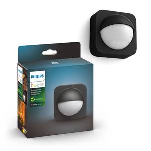 lot 2375 image: Philips Hue Outdoor Motion Sensor, 1 Pack, Automatic Dusk to Dawn, Sensor Turns Lights On When Motion is Detected, Requires Bridge, Works with Alexa, Google Assistant, and Apple HomeKit, Weatherproof