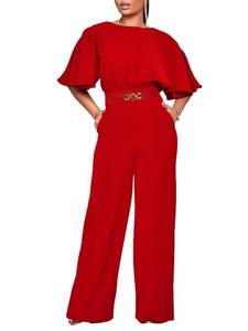 lot 2381 image: acelyn Elegant Jumpsuits for Women Dressy Plus Size Rompers with Pockets S