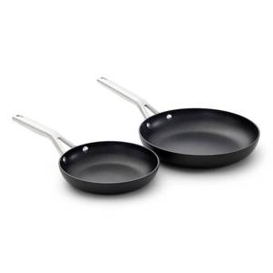 lot 2402 image: Calphalon� Hard-Anodized Nonstick 8 and 10 Frying Pan Set