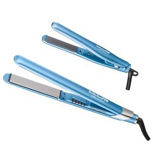 lot 2407 image: BaBylissPRO Nano Titanium Limited Edition 34 & 1 Ultra Sleek Flat Iron Prepack