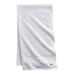 lot 2417 image: Lacoste Heritage 100% Supima Cotton Bath Towel, White, 30 x 54 �� Highly Absorbent & Quick Drying, Premium Super Soft Bath Towel, Bathroom Essential, Gift for All Occasions, Machine Washable