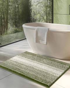 lot 2451 image: BSICPRO Chenille Bathroom Rugs, 20 x 32 Inches Non Slip Absorbent Bath Mat, Soft Shaggy Shower Bath Floor Mats for Bathroom, Machine Washable(Sage)