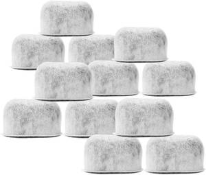 lot 2468 image: 12 Pack Replacement Charcoal Water Filters for All Cuisinart Coffee Machines - Cuisinart Compatible (NOT KEURIG) Filters Fit Both Newer & Older Models Cuisinart Coffee Makers