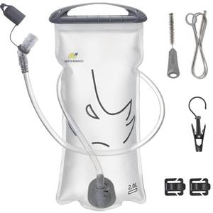 lot 2474 image: N NEVO RHINO Hydration Bladder 2L,Water Reservoir for Hiking Backpack Leak Proof Water Storage Bladder,BPA-Free Water Pouch Hydration Pack for Camping Cycling Running