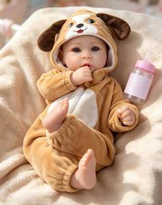 lot 3109 image: Aori Baby Dolls Realistic, 17-inch Lifelike Baby Doll Set with Feeding Kit Included, Real Life Baby Dolls for Kids 3, Parents, Elderly and Collectors