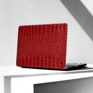 lot 4421 image: KEROM Compatible with MacBook Air 13 inch Case 2026 M5, 2022-2025 M4M3M2 A3449 A3240 A3113 A2681, Texture Luxury Crocodile Aligator Skin Snakeskin PU Leather Hardshell & Keyboard Cover, Burgundy
