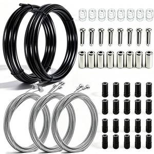 lot 4422 image: weideer Bicycle Brake Cable,Shift Cable,Bike Cable Housing Kit, Bike Brake Cable,Bicycle Transmission Line for Mountain Road Bike Repair
