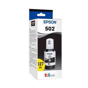 lot 4435 image: EPSON 502 EcoTank Ink Ultra-high Capacity Bottle Black Works with ET-2750, 2760, 2850, 3750, 3760, 3850, 4850, and other select models