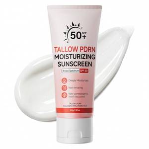 lot 4445 image: Beef Tallow Sunscreen with Non-Nano Zinc Oxide, Mineral Sunscreen SPF 50 for Face and Body, Salmon PDRN Sunblock Moisturizing Sun Screen for Sensitive Skin & Kids, 2.82 OZ (80g) (80g)