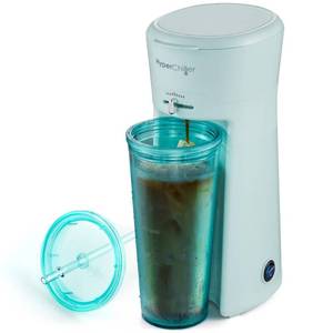 lot 5323 image: Elite Gourmet HyperChiller EHC824 Iced & Hot Coffee Maker, Mint