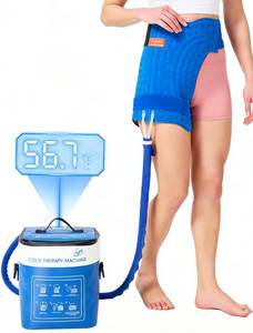 lot 5343 image: Cold Therapy Machine for Hip After Surgery with Pressure Regulator & Temperature Display, Ice Machine for Hip Replacement with Timer, Ice Wrap Pad Cryotherapy System for Post-Surgery Pain Relief
