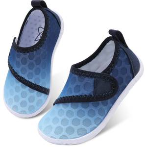 lot 6311 image: LeIsfIt Boys Girls Water Shoes Kids Aqua Socks Toddler Quick-Dry Swimming Shoes Non-Slip Summer Shoe for Beach Pool Surf, Gradient Blue, 8 Toddler