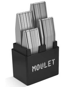 lot 6331 image: 56 Metal Collar Stays for Mens Dress Shirts �� Premium Stainless Steel Collar Inserts in 4 Sizes