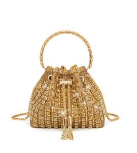 lot 6365 image: Sweetovo Sparkly Rhinestone Clutch Purse, Diamond Evening Bag with Chain