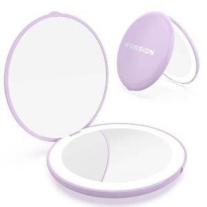 lot 6370 image: WOBSION LED Compact Mirror with 10X Magnification