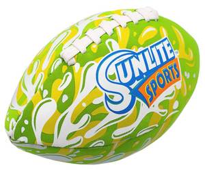 lot 6390 image: Sunlite Sports Waterproof Football for Lawn Backyard Pool Beach Lake Park Water Toy, Outdoor Play, for Kids Children Teens Adults, Family Fun