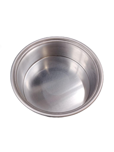 lot 6398 image: American Metalcraft DRP884 Deluxe Dough Pan (80 oz) 9 In. Round Anodized Aluminum Pan, Self-Stacking Design for Pizza, Bread, or Pie Dough, Ideal for Commercial Kitchens