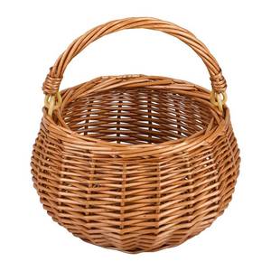 lot 6422 image: UoeRing Small Wicker Picnic Basket wHandle for Wedding Flower Girl Basket