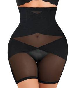 lot 6435 image: Nebility Womens Tummy Control High Waist Trainer Body Shaper (US, Alpha, XX-Large, Regular, Regular, Black-Mid Thigh)