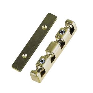 lot 8308 image: Guyker 4 String Bass Guitar Nut, Height Adjustable 38mm Brass Roller Nut Split Regulation Replacement Parts, 38  6MM7MM
