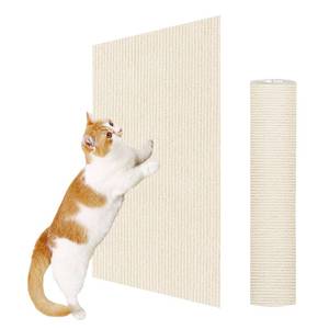 lot 8324 image: ENONCI 23.6x15.8 Cat Wall Scratcher Mat with Nano Tape,Anti Cats Scratch Furniture Couch Carpet Corner Protector for Indoor,Trimmable Cat Scratching Pad Board Sofa Replacement