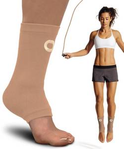 lot 8332 image: Ankle Compression Sleeve for Women & Men (Pair) �� Ankle Brace for Sprain, Swelling, Achilles Tendon �� Ankle Support Open Toe Plantar Fasciitis Socks for Foot Arch Support & Pain Relief